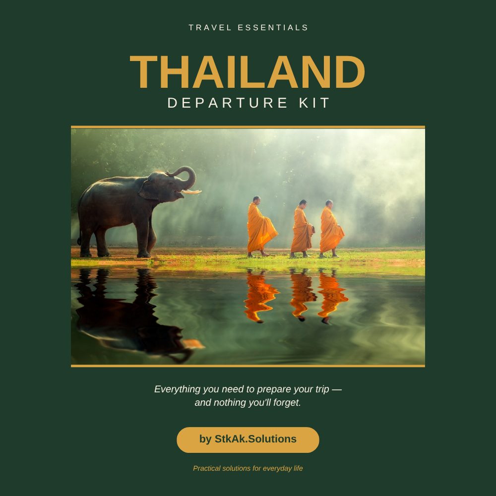 Thailand Departure Kit cover
